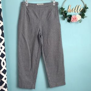 David Brooks Petite Gingham Print High waisted Pants
